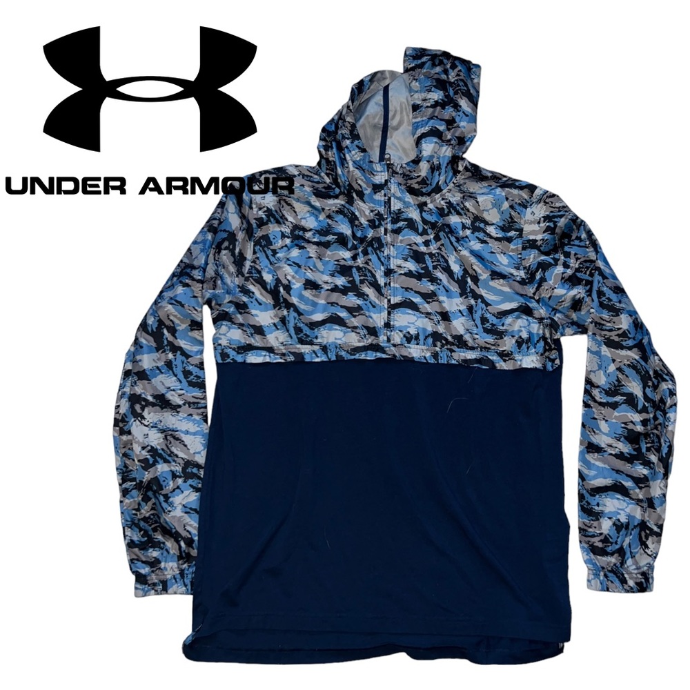 Under Armor Men’s Large Fitted Blue Jacket